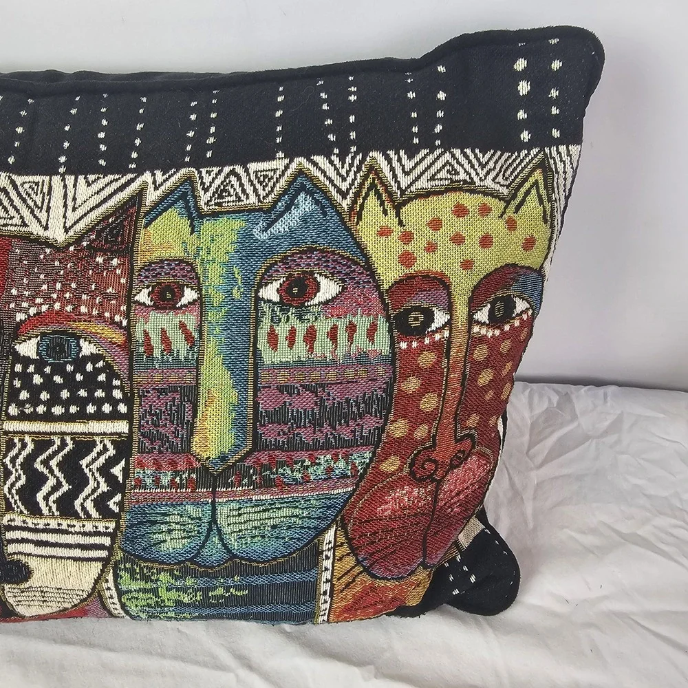 Laurel Burch Cat Accent Pillow 